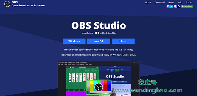 上传视频游戏指南 - OBS studio
